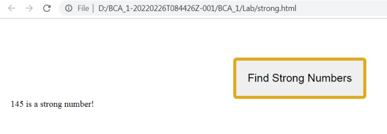 Find whether a number is a strong number or not - Programmingempire