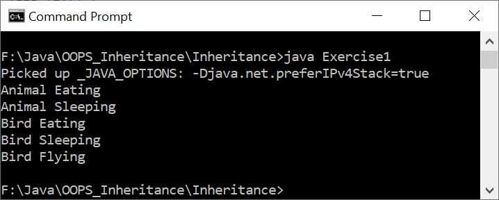 Demonstrating A Simple Example of Inheritance in Java