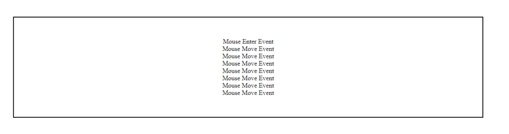 An Example Demonstrating How to Handle Mouse Events in JavaScript