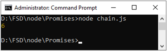 Example of Promise Chaining